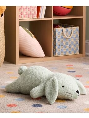 Bunny Weighted Plush Throw Pillow